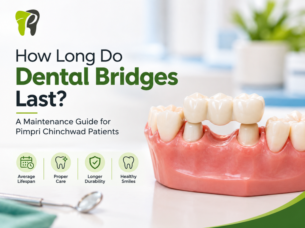 dental bridge maintenance lifespan Pimpri